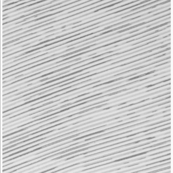 Lululemon Wunder Under High Rise Crop 21” Gray and White Stripe - Picture 3 of 9